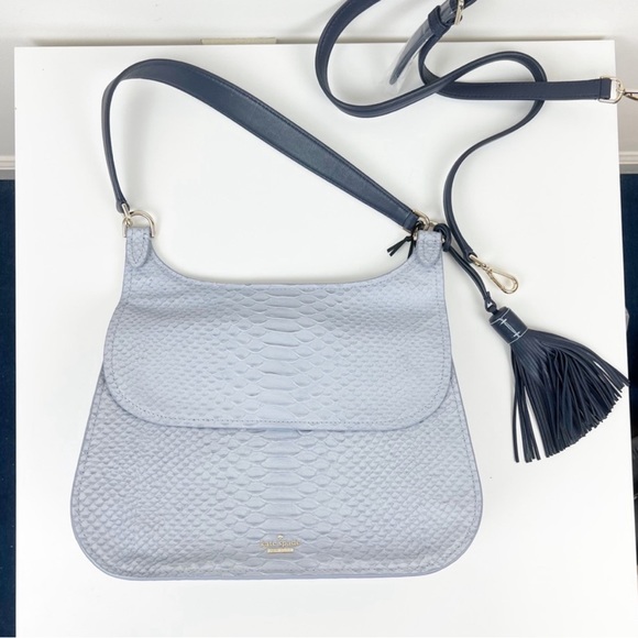 KATE SPADE Clinton Street Python Shoulder Bag with RARE wallet - Picture 5 of 12